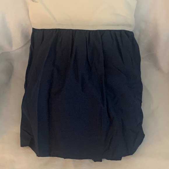 Navy Blue Dust Ruffle - Picture 2 of 4